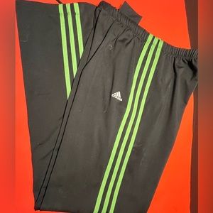 Adidas three stripe pants size medium